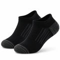 Chaussettes basses 35-38 en maille textile noire pour sport