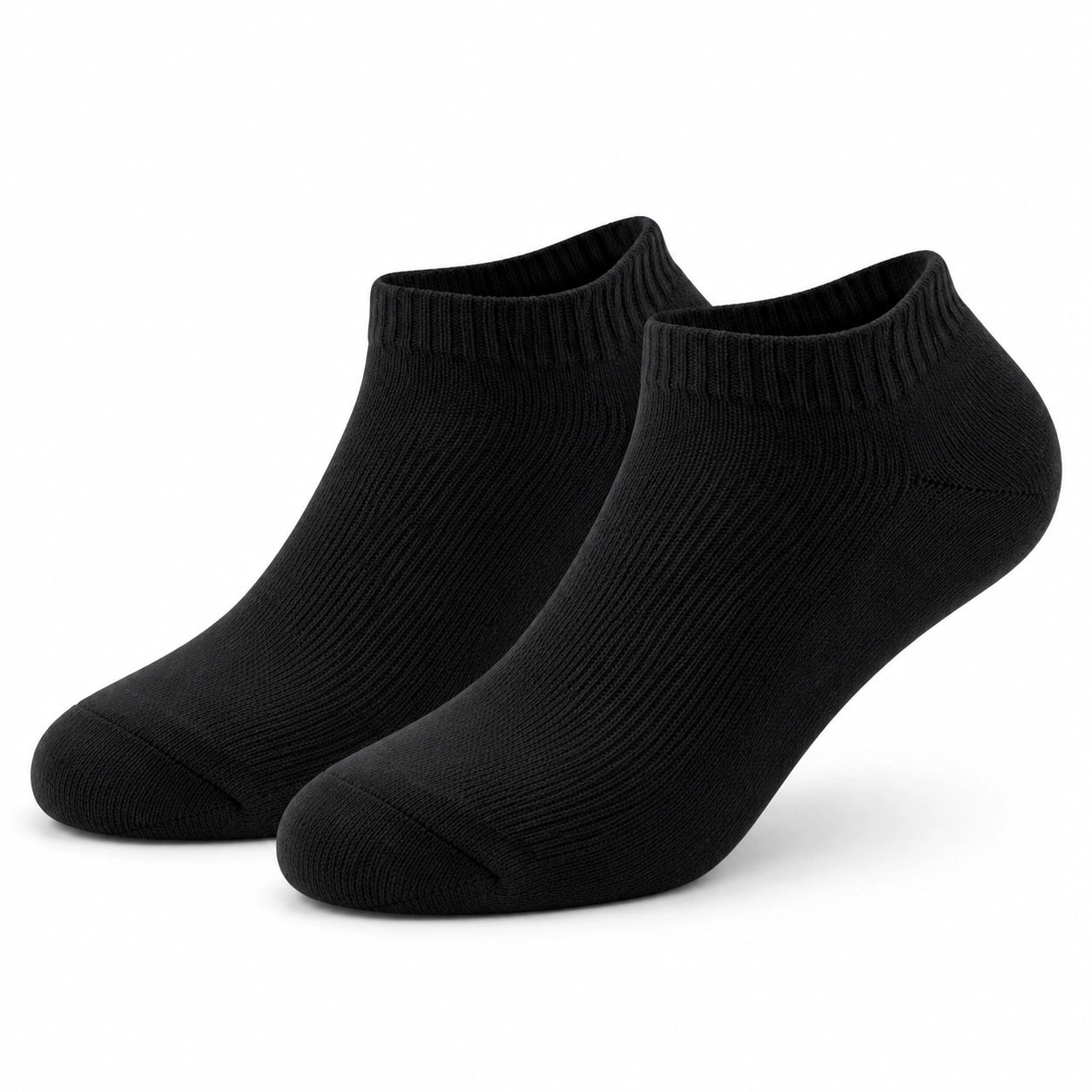 Chaussettes courtes 43-46 en maille noire pour usage quotidien - style sobre