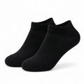 Chaussettes courtes 43-46 en textile noir respirant