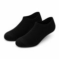 Chaussettes invisibles 35-38 en maille textile noire extensible