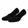 Chaussettes invisibles 43-46 en textile noir - coupe basse pour chaussures